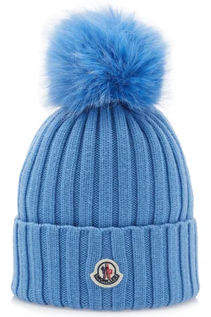 Moncler Fur-Trimmed Ribbed-Knit Wool Beanie - - OS - Moda Operandi