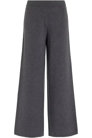 Proenza Schouler Grace Cropped Cotton-Cashmere Flare Pants - - M - Moda Operandi