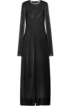 Proenza Schouler Anneliese Sheer Organza Maxi Dress - - M - Moda Operandi