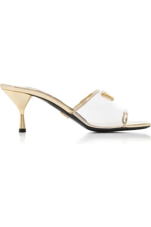 Prada Logo-Detailed PVC Mules - - IT 37 - Moda Operandi