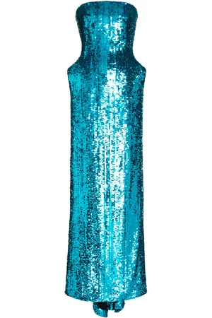 Balenciaga Hourglass Sequined Gown - - FR 34 - Moda Operandi