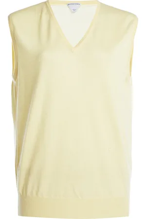 Bottega Veneta Sleeveless Knit Cashmere Top - - XS - Moda Operandi