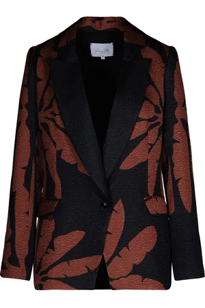 JOHANNA ORTIZ Force of Nature Printed Silk Blazer - - S - Moda Operandi