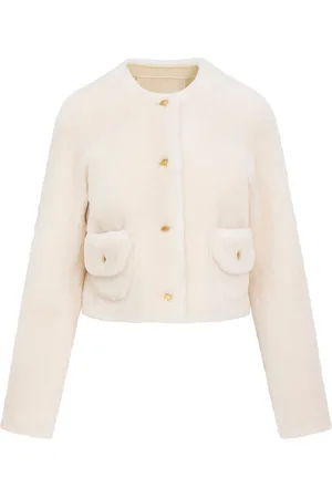 LOVESHACKFANCY Popelka Vegan Fur Jacket - - XS - Moda Operandi