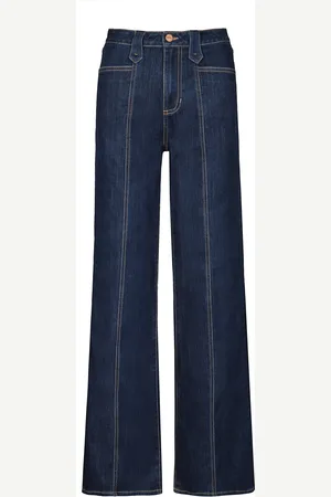 JOHANNA ORTIZ A Navegar Seamed Denim Straight-Leg Pants - - US 8 - Moda Operandi