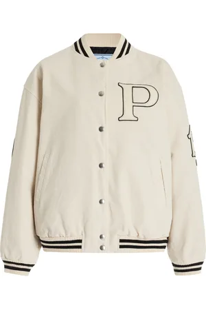 Prada Oversized Mohair-Wool Varsity Jacket - - IT 42 - Moda Operandi