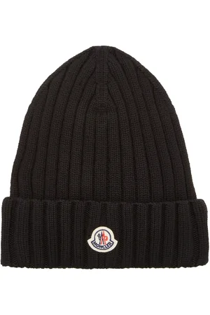 Moncler Ribbed-Knit Wool Beanie - - OS - Moda Operandi