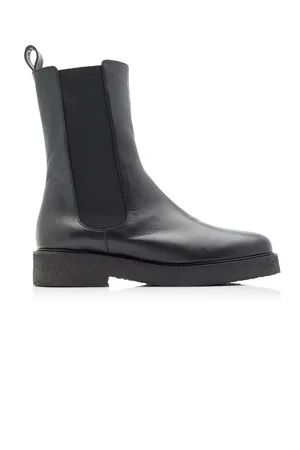 Staud Palamino Leather Chelsea Boots - - IT 35 - Moda Operandi