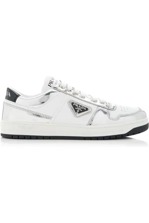 Prada Cassetta Leather Sneakers - - IT 36 - Moda Operandi
