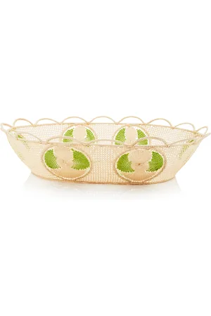 Moda Domus Oval Wicker Basket - - Moda Operandi