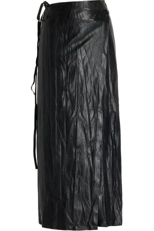 The Row Bert Leather Skirt - - US 4 - Moda Operandi