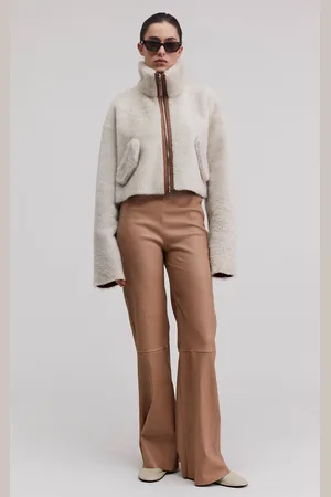 UTZON Jay Reversible Shearling Jacket - - EU 30 - Moda Operandi