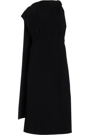 Proenza Schouler Maude Asymmetric Crepe Midi Dress - - US 0 - Moda Operandi