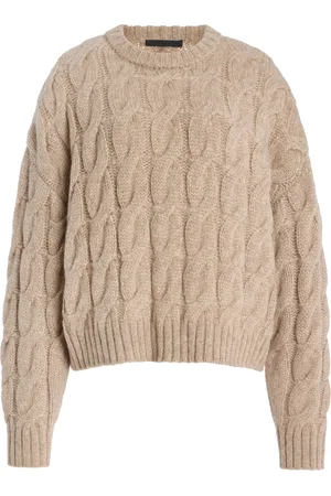 Jenni Kayne Serena Cable-Knit Alpaca-Blend Sweater - - M - Moda Operandi