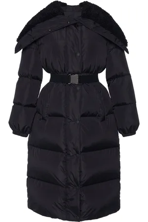 Moncler Bruneaux Shearling-Trimmed Nylon Down Coat - - 2 - Moda Operandi