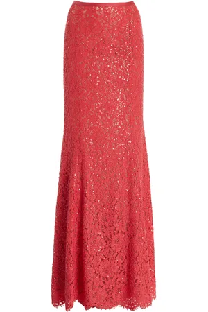 Michael Kors Hand-Embroidered Lace Maxi Skirt - - US 0 - Moda Operandi