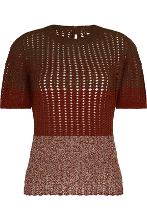 Escvdo Aija Cotton Crochet Box Top - - M - Moda Operandi