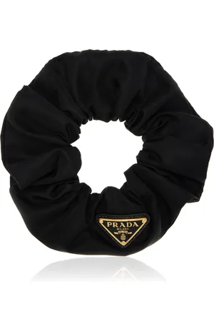 Prada Logo-Embellished Scrunchie - - OS - Moda Operandi