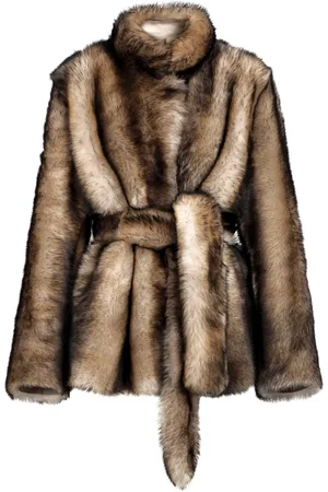 Nour Hammour Elsa Shearling Coat - - FR 32 - Moda Operandi