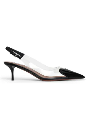 Alaïa Le Cœur Patent Leather Slingback Pumps - - IT 36 - Moda Operandi