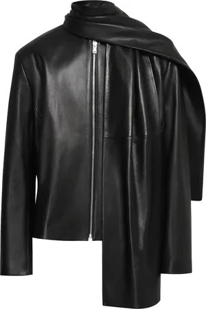 Nour Hammour Layla Shawl Collar Lambskin Jacket - - FR 44 - Moda Operandi