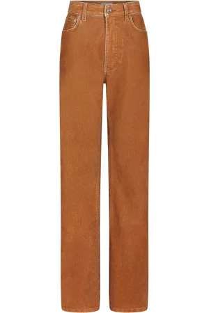 Paco rabanne Brushed Stretch Mid-Rise Straight-Leg Jeans - - 26 - Moda Operandi