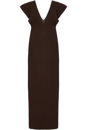 Altuzarra Trey Plissé-Knit Midi Dress - - XS - Moda Operandi