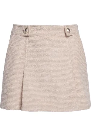 Tom Ford Pleated Wool-Bouclé Mini Skirt - - IT 40 - Moda Operandi