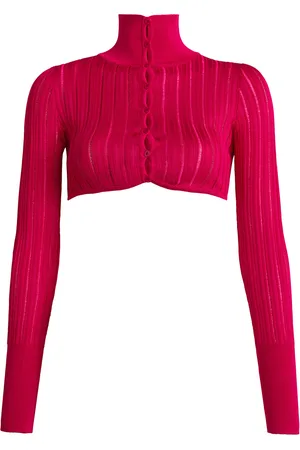 Alaïa Crinoline Cropped Cardigan - - FR 34 - Moda Operandi