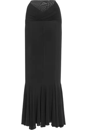 Nensi Dojaka V-Waist Flared Midi Skirt - - XS - Moda Operandi