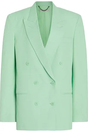 Stella McCartney Oversized Double-Breasted Blazer Jacket - - IT 38 - Moda Operandi