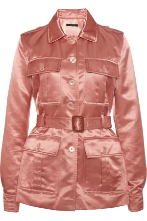 Tom Ford Belted Satin Safari Jacket - - IT 48 - Moda Operandi
