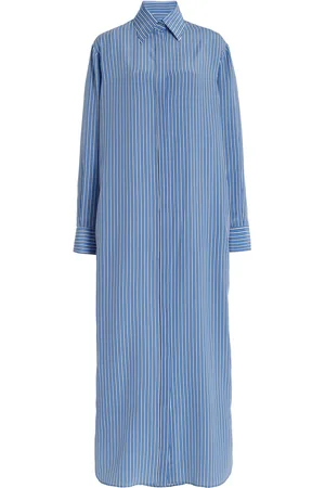 BRANDON MAXWELL The Isa Button Up Shirt Midi Dress - - US 0 - Moda Operandi