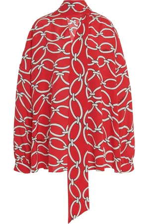 VALENTINO GARAVANI 1967 Silk Crepe De Chine Top - - IT 42 - Moda Operandi