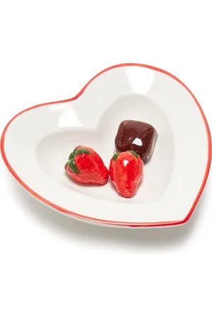 Moda Domus Trompe l’Oeil Ceramic Heart Dish - - Moda Operandi