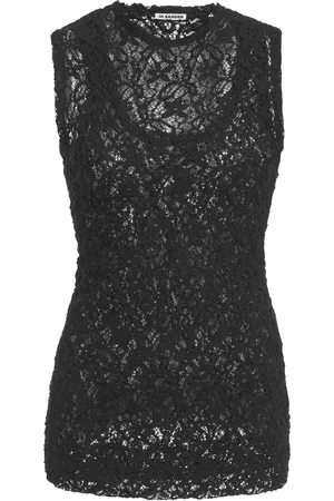 Jil Sander Layered Cotton-Blend Tank Top - - EU 34 - Moda Operandi