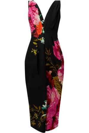 Erdem Floral Cotton Midi Dress - - UK 4 - Moda Operandi