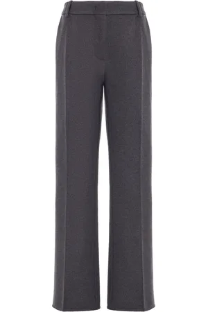 VALENTINO GARAVANI Mid-Rise Wool-Cashmere Flared Pants - - IT 38 - Moda Operandi