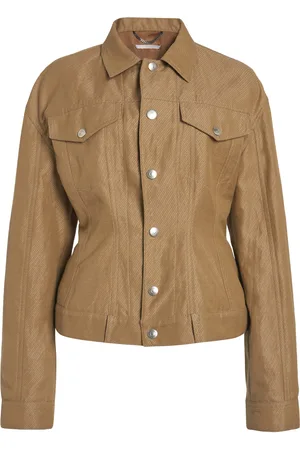 Stella McCartney Cinched Denim Trucker Jacket - - IT 38 - Moda Operandi