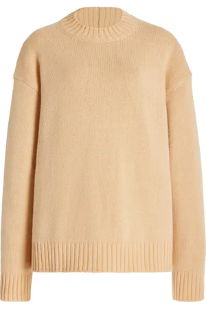 Jil Sander Knitted Cashmere-Blend Sweater - - EU 34 - Moda Operandi