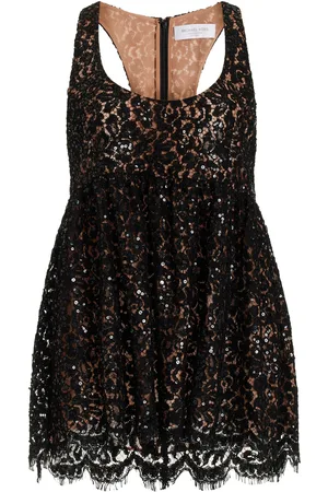 Michael Kors Sequined Lace Tank Top - - US 2 - Moda Operandi