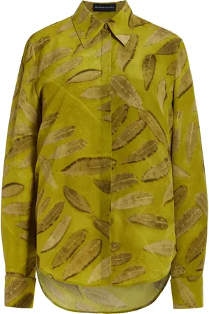 BRANDON MAXWELL The Space Silk Button Up Top - - US 0 - Moda Operandi