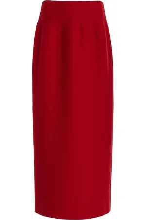 GABRIELA HEARST Wolff Wool Maxi Skirt - - S - Moda Operandi