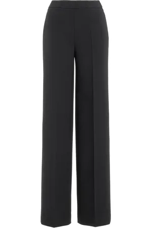 Oscar de la Renta Wool-Blend Wide-Leg Pants - - US 0 - Moda Operandi