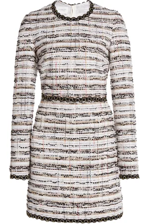 Giambattista Valli Textured Cotton-Blend Bouclé Mini Dress - - IT 48 - Moda Operandi