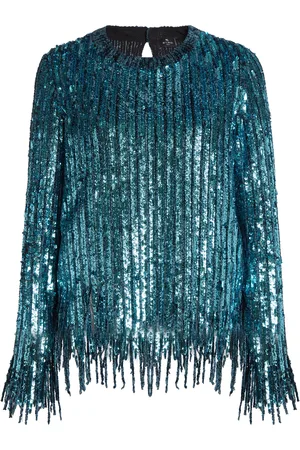 Etro Marlene Sequined Top - - IT 38 - Moda Operandi