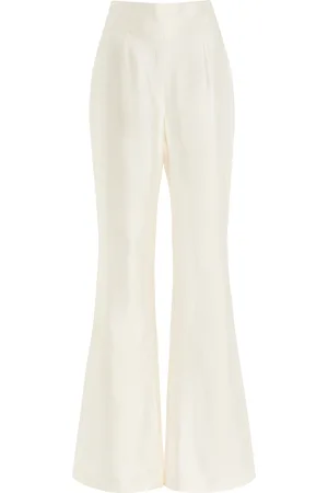 GALVAN Sorrento Tailored Silk Taffeta Flared Pants - - FR 38 - Moda Operandi