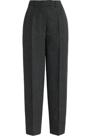 Prada Tapered Wool Trousers - - IT 38 - Moda Operandi