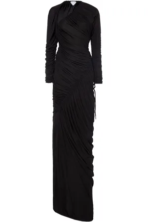 Bottega Veneta Ruched Jersey Maxi Dress - - IT 38 - Moda Operandi