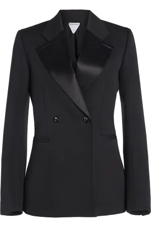 Bottega Veneta Double-Breasted Wool Cocoon Blazer - - IT 44 - Moda Operandi